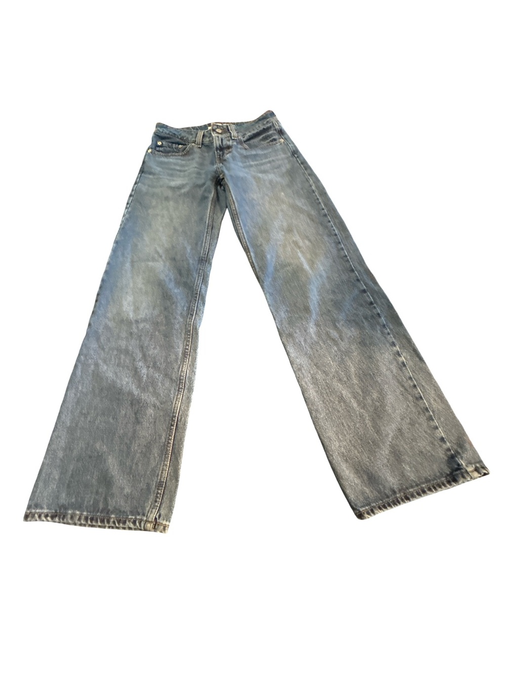 Levi’s Superlow Y2K Double Button Baggy Relaxed Wide Leg Skater Jeans Size 24